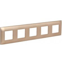 SKANDY Рамка 5-местная SK-F05Sa песочный  SK-M52-K98  IEK