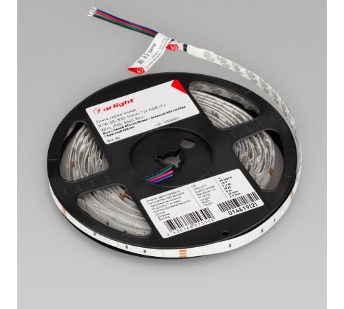 Лента светодиодная герметичная RTW-SE-B30-10mm 12V RGB (7.2 W/m, IP65, 5060, 5m) (arlight, -)  014619(2)  Arlight
