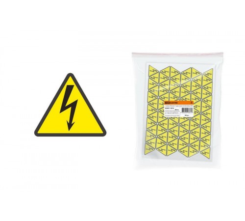 Символ "Молния" (треугольник) 25х25х25мм   SQ0817-0013  TDM