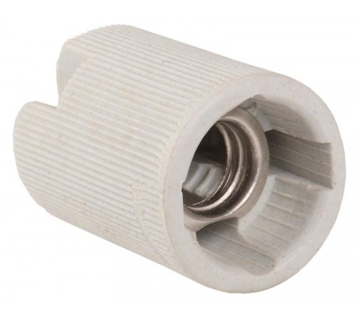 Патрон подвесной керамический Е14 (400 шт), стикер на изделии, Пкр14-04-К43  EPC20-04-01-K01  IEK