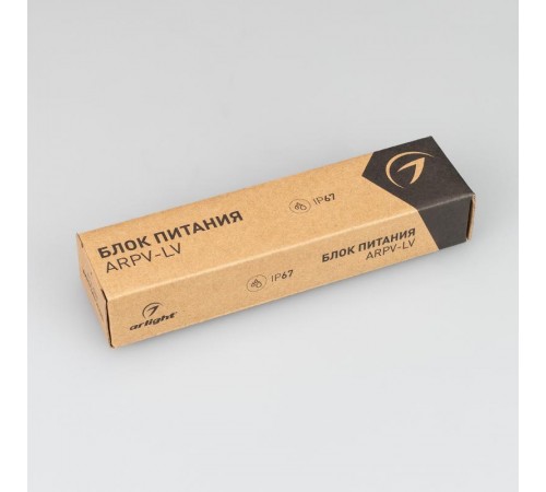 Блок питания ARPV-LV24025 (24V, 1.0A, 24W)  018136  Arlight