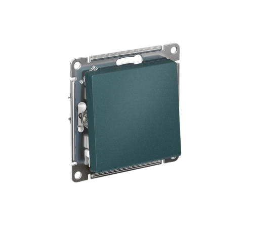 AtlasDesign Изумруд Выключатель 1-клавишный, сх.1, 10АХ, механизм, быстрозажимные клеммы  ATN000811S  SE