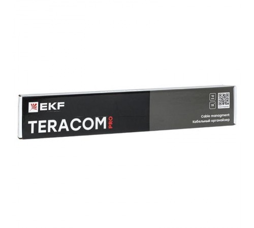 Кабельный органайзер TERACOM PRO 1U 5 колец серыйTRP-1CO-5R-M-GREKF