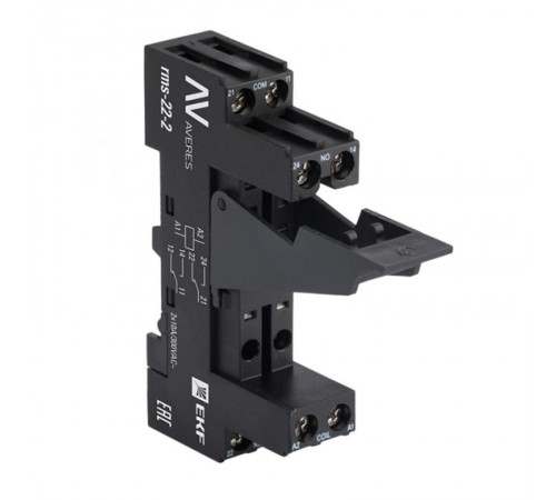 Разъем для реле РM slim 22/2 AVERES  rms-22-2  EKF