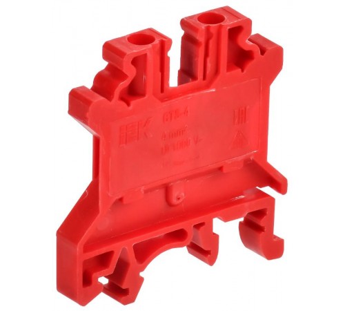 ARMAFIX Клемма винтовая CTS 4мм2 красная  AF-CT10-00-K04-004  IEK