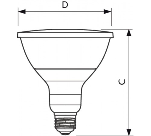 Лампа светодиодная LED MAS LED spot D-100WE27 927 PAR38 25  929001322508  PHILIPS