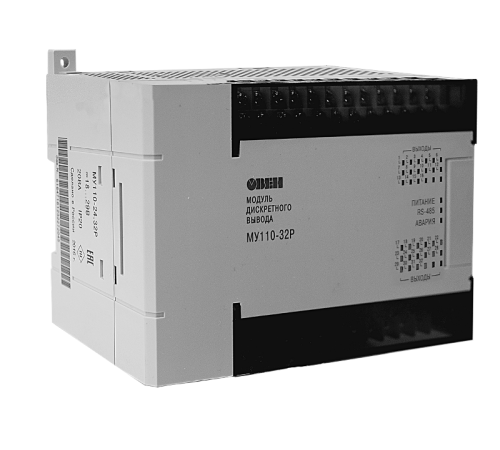 Модуль дискретного вывода МУ110-24.32Р  61647  ОВЕН