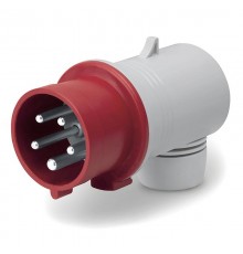 Вилка кабельная угловая IP44 16A 3P+E+N 400В  DIS2211637  DKC