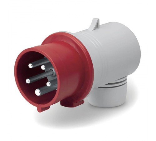 Вилка кабельная угловая IP44 32A 3P+E+N 400В  DIS2213237  DKC