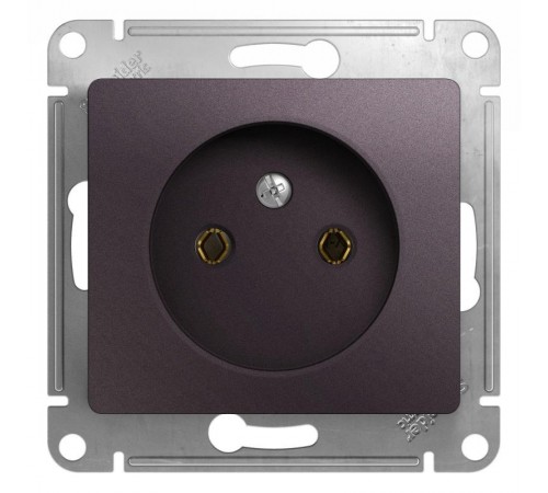 Glossa Сиреневый туман Розетка без заземления  GSL001441  SE