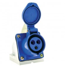 Розетка стационарная наружная 123 2Р+РЕ 32А 220В IP44 EKF PROxima  ps-123-32-220  EKF