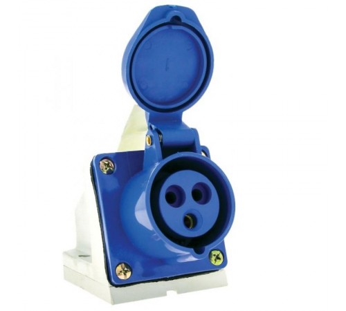 Розетка стационарная наружная 133 2Р+РЕ 63А 220В IP67 EKF PROxima  ps-133-63-220  EKF