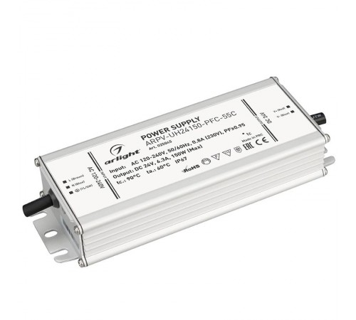 Блок питания ARPV-UH24150-PFC-55C (24V, 6.3A, 150W)  025045  Arlight