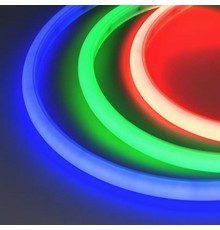 Светодиодная лента герметичная MOONLIGHT-TOP-G120-16x15mm 24V RGB (12 W/m, IP67, 5m, wire x2) (Arlight, Вывод кабеля боковой)  042753  Arlight