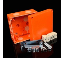 Коробка огнестойкая Е90, 126х126х74, IP66, с керамическим клеммником 5x1,5-10 мм2 KSK 125 (PO10)  KSK 125_PO10  Kopos