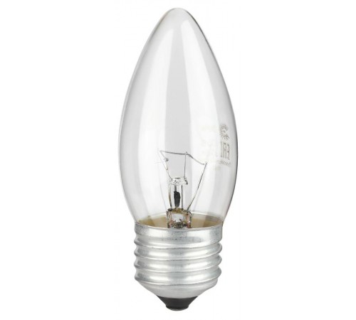 Лампа накаливания  B36 40Вт Е27 / E27 230В  свечка прозрачная  Б0066505  ЭРА