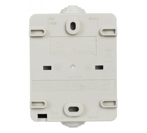 Форс Выключатель 1-клавишный со свет. индикатором О/У IP54 ВС20-1-1-ФСр EVS11-K03-10-54-DC  IEK