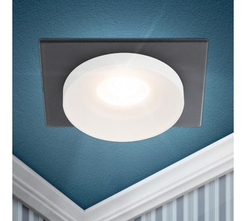 Cветильник встраиваемый декоративный DK96 BK MR16 GU5.3 черный  Б0055594  ЭРА