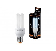 Лампа энергосберегающая КЛЛ  13Вт Е27 840 U образная 3U 41х126мм  SQ0323-0042  TDM