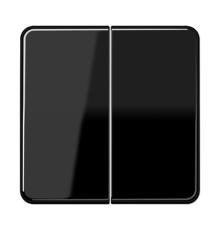 Центральная плата 2 группы стандарт; дюропласт; черный  CD1702SW  Jung