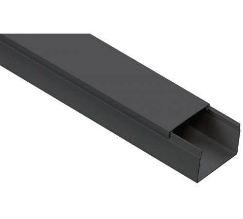 Кабель-канал 60х40 "ЭЛЕКОР" черный (18м)  EL-KK10-060-040-1-K02  IEK