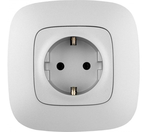 Valena ALLURE DIY Алюминий Розетка 1-ая с/з, безвинт.зажим  753921  Legrand