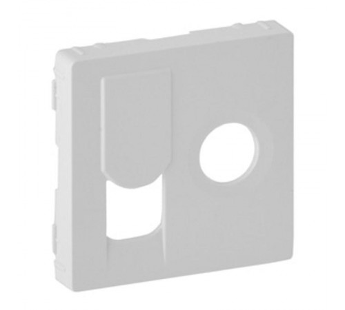 Valena LIFE Белый Накладка розетки TV-RJ45  754830  Legrand