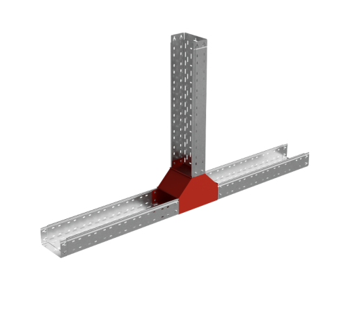 Т-отвод вертикальный вверх 80х600 мм "ПЛЮС"  TDNplus80-600  КМ-профиль