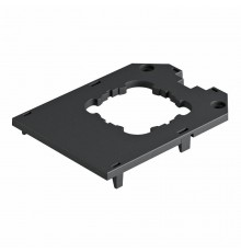 Накладка монтажной коробки UT3/4 для стандартных устройств EKR 50 мм 104x76 мм (полиамид,черный) (UT34 D1)  7408783  OBO Bettermann