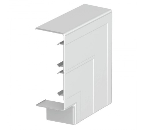 Крышка плоского угла кабельного канала Rapid 45-2 53x130 мм (алюминий) (GK-FH53130AL)  6113274  OBO Bettermann