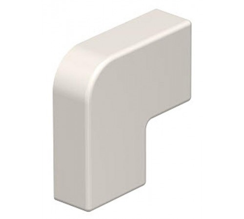 Крышка плоского угла кабельного канала WDK 10x20 мм (ПВХ,кремовый) (WDK HF10020CW)  6152600  OBO Bettermann