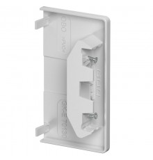 Торцевая заглушка кабельного канала Rapid 80 70x130 мм (ПВХ,светло-серый) (GK-E70130LGR)  6274572  OBO Bettermann