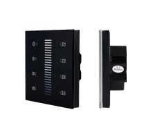 Панель Sens SR-2830A-RF-IN Black (220V,DIM,4 зоны)  019574  Arlight
