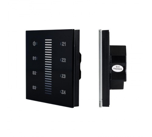 Панель Sens SR-2830A-RF-IN Black (220V,DIM,4 зоны)  019574  Arlight