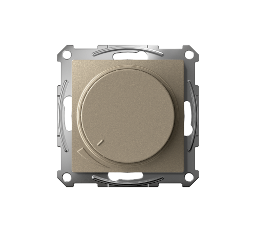 AtlasDesign Шампань Светорегулятор (диммер) поворотно-нажимной LED RC 400Вт механизм  ATN000523  SE