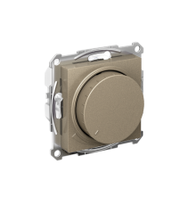 AtlasDesign Шампань Светорегулятор (диммер) поворотно-нажимной LED RC 400Вт механизм  ATN000523  SE