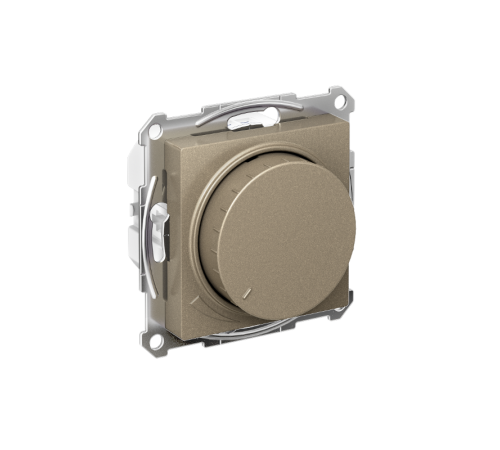 AtlasDesign Шампань Светорегулятор (диммер) поворотно-нажимной LED RC 400Вт механизм  ATN000523  SE