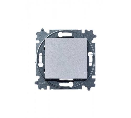 ABB Levit Серебро / дымчатый чёрный Переключатель перекрёстный 1-кл.  3559H-A07445 70W  2CHH590745A6070  ABB