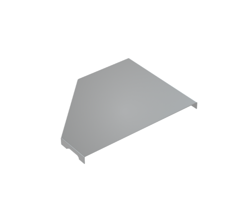 Крышка переходника правого 50-300  KPD50-300-R  КМ-профиль