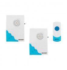 Беспроводной дверной звонок с двумя вызывными панелями кнопка IP 44 RX-5  73-0050  REXANT