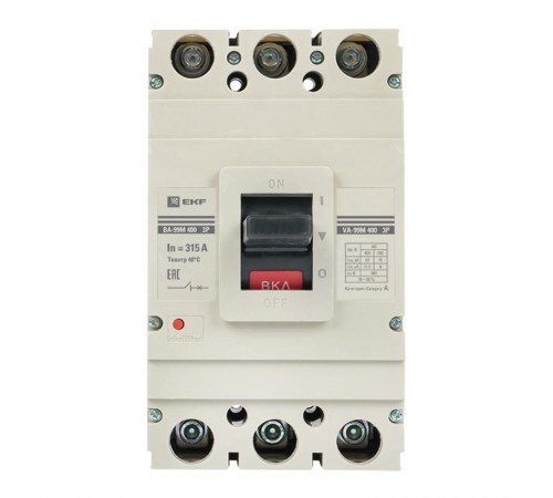Выключатель автоматический ВА-99М 400/315А 3P 42кА EKF Proxima  mccb99-400-315m  EKF