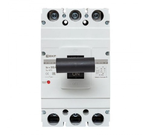 Выключатель автоматический ВА-99М 400/315А 3P 42кА EKF Proxima  mccb99-400-315m  EKF