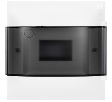 Practibox S Пластиковый щиток Встраиваемый (в полые стены) 1X6 Дымчатая дверь  134576  Legrand