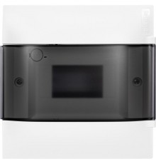 Practibox S Пластиковый щиток Встраиваемый (в полые стены) 1X6 Дымчатая дверь  134576  Legrand