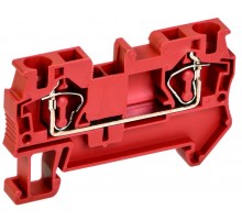 Клемма пружинная КПИ 2в-4 41А красная   YZN11-004-K04  IEK 