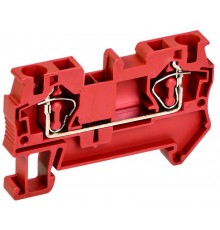 Клемма пружинная КПИ 2в-4 41А красная   YZN11-004-K04  IEK 