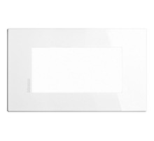 AXOLUTE Air рамка,итальянская модульность, 4 модуля, AXOLUTE белый  HW4804HD  Legrand