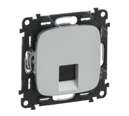 Valena ALLURE DIY Алюминий Розетка комп(RJ45) 1-ая 5 кат UTP  753940  Legrand