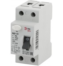 Выключатель дифференциальный (УЗО) (электромеханическое) NO-902-48 ВД1-63 1P+N 25А 10мА  Б0031889  ЭРА