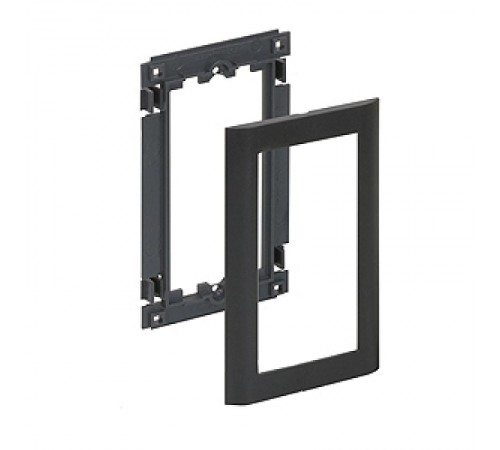 Simon Connect Рамка монтажная на 1 S-модуль, (суппорт+рамка), SC, графит  SAL100-14  Simon